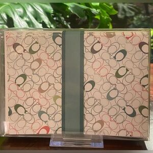 COACH Vintage Stationary Set, New in Box